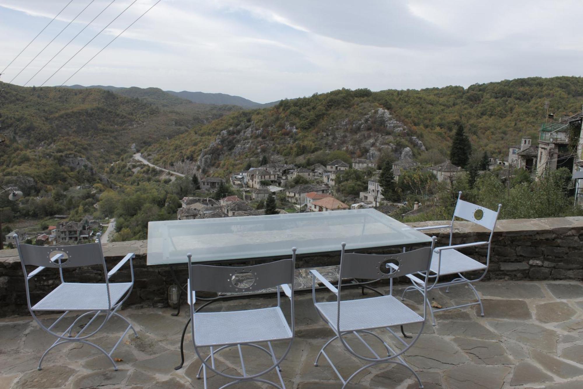 הוילה קיפוי Heaven'S View Mansion - Zagori Stone Built Gem מראה חיצוני תמונה