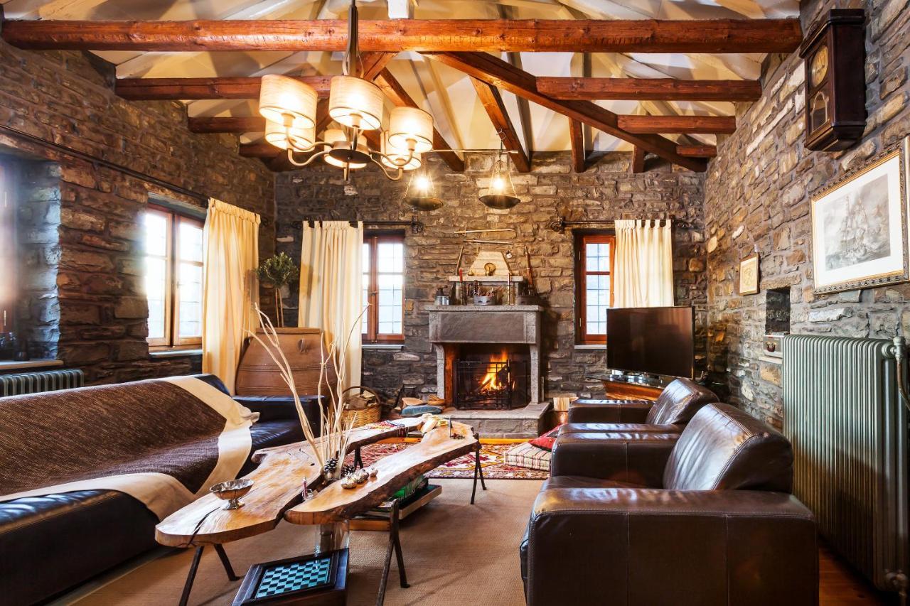 הוילה קיפוי Heaven'S View Mansion - Zagori Stone Built Gem מראה חיצוני תמונה