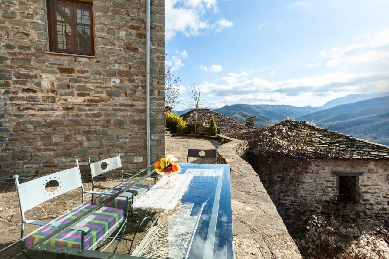 הוילה קיפוי Heaven'S View Mansion - Zagori Stone Built Gem מראה חיצוני תמונה