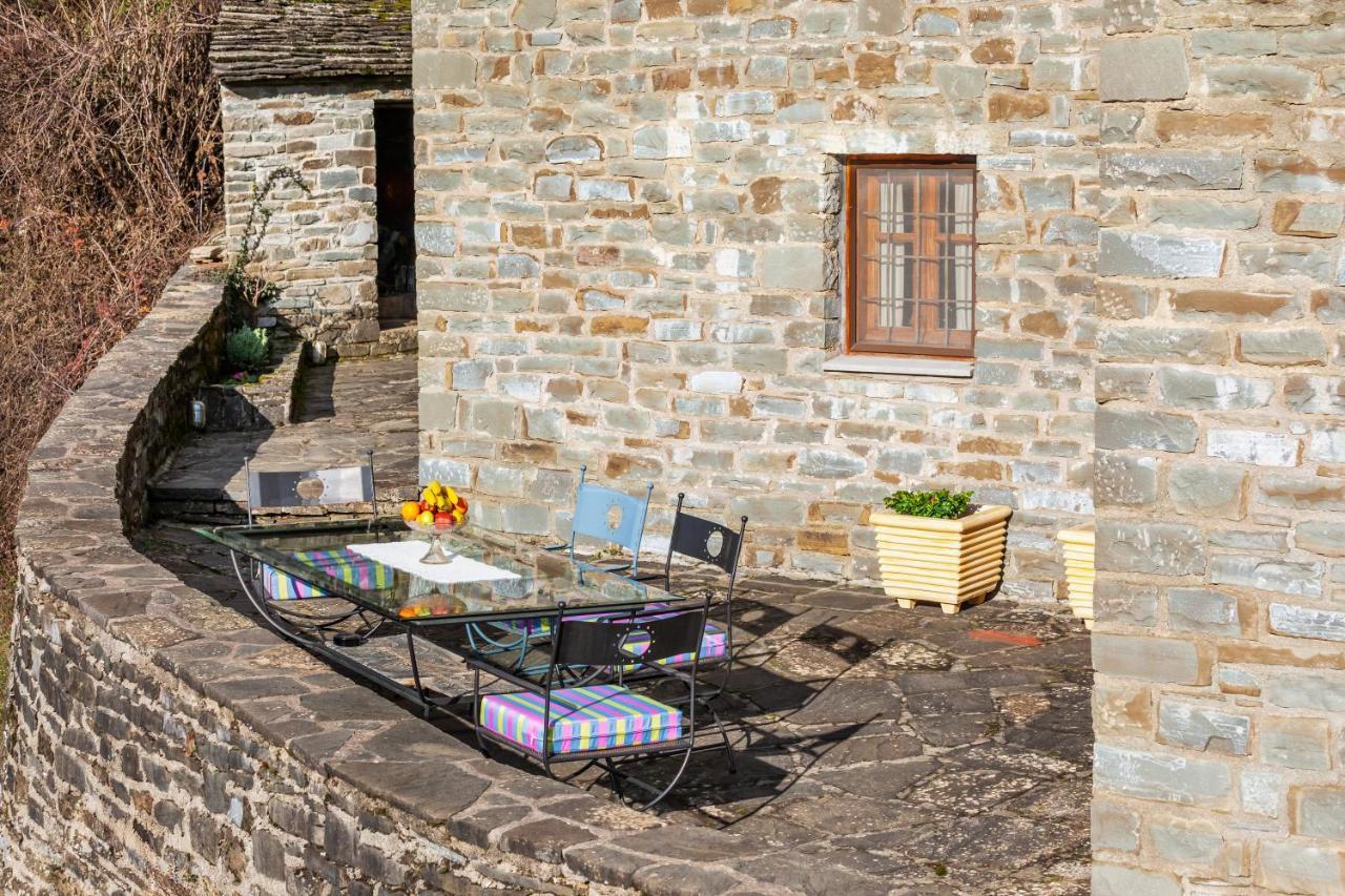 הוילה קיפוי Heaven'S View Mansion - Zagori Stone Built Gem מראה חיצוני תמונה