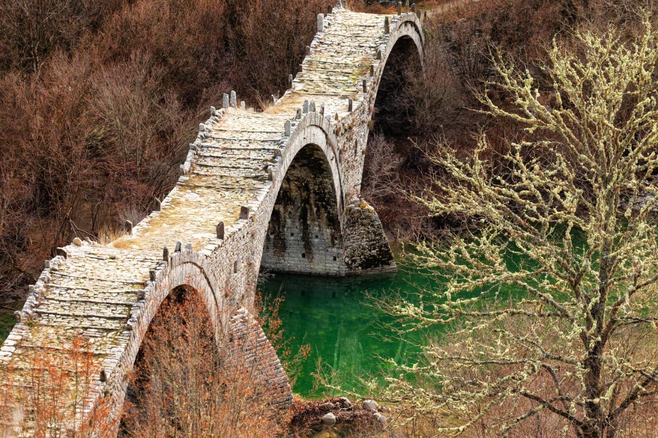 הוילה קיפוי Heaven'S View Mansion - Zagori Stone Built Gem מראה חיצוני תמונה